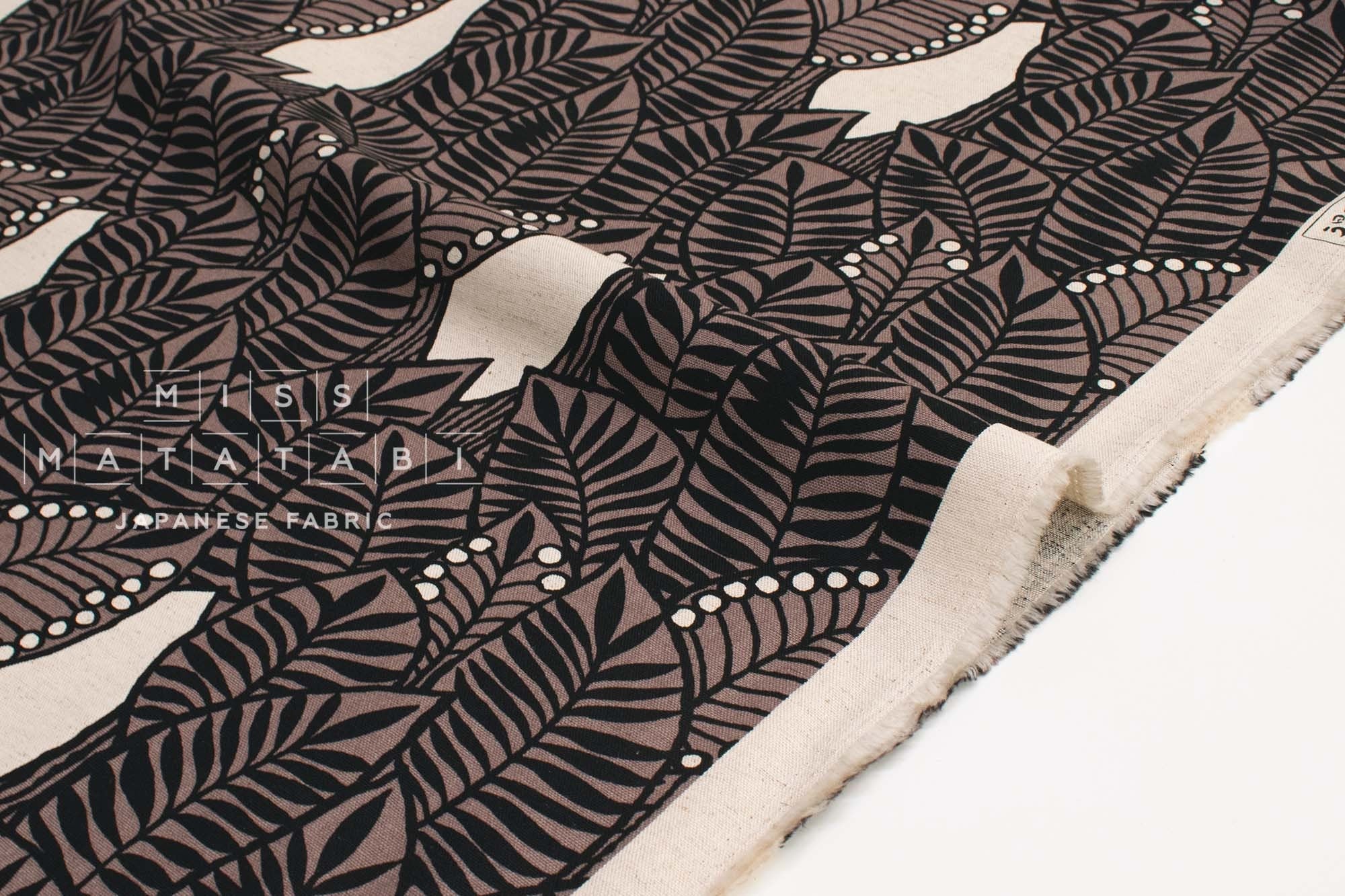 Japanese Fabric Leafy - C - 50cm