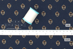 Japanese Fabric Corduroy Provence Style - D - 50cm