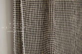 Japanese Fabric Shokunin Collection Yarn-Dyed Small Gingham - black - 50cm