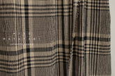 Japanese Fabric Shokunin Collection Yarn-Dyed Check Plaid - black - 50cm