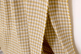 Japanese Fabric Shokunin Collection Yarn-Dyed Check - butter - 50cm