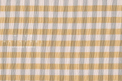 Japanese Fabric Shokunin Collection Yarn-Dyed Check - butter - 50cm