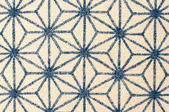 Japanese Fabric Asanohana - 1B - 50cm