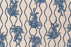 Japanese Fabric Ryu Dragon - 9B - 50cm