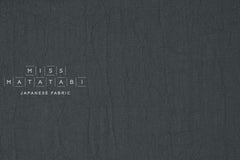 Japanese Fabric Washed Cotton - charcoal 289 - 50cm