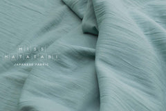 Japanese Fabric Shokunin Collection Yarn-Dyed Sun-Dried Double Gauze - blue - 50cm