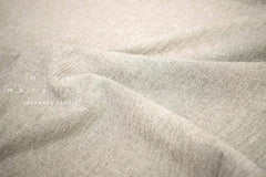 Japanese Fabric Shokunin Collection Yarn-Dyed textured cotton - brown - 50cm