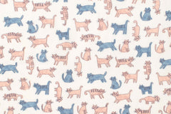 Japanese Fabric Cat Island - B - 50cm