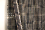 Japanese Fabric Shokunin Collection Yarn-Dyed Plaid - black - 50cm