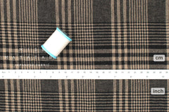 Japanese Fabric Shokunin Collection Yarn-Dyed Plaid - black - 50cm