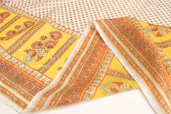 Hand Printed Indian Cotton Voile - C1 - 50cm