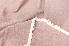 Japanese Fabric Shokunin Collection Yarn-Dyed textured cotton - red wine - 50cm