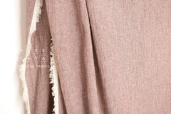 Japanese Fabric Shokunin Collection Yarn-Dyed textured cotton - red wine - 50cm