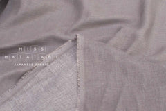 Japanese Fabric Solid Linen Blend Double Gauze - taupe - 50cm