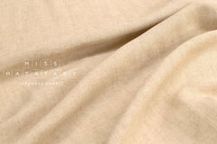 Japanese Fabric Solid Linen Blend Double Gauze - natural linen - 50cm