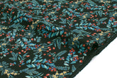 Japanese Fabric Winter Berry - black - 50cm