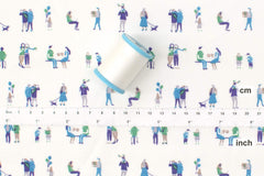 Japanese Fabric Everyday People - 50cm
