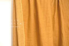 Japanese Fabric Solid Linen Blend Double Gauze - pumpkin - 50cm