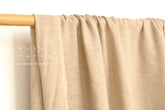 Japanese Fabric Solid Linen Blend Double Gauze - natural linen - 50cm