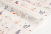 Japanese Fabric Yarn Stash Kitty - cream - 50cm