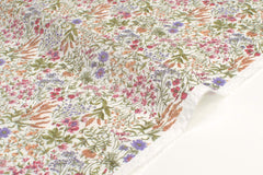 Japanese Fabric Cotton Ripple Josephine Floral - B - 50cm