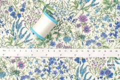Japanese Fabric Cotton Ripple Josephine Floral - C - 50cm