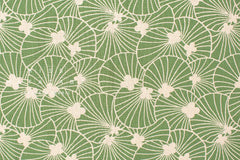 Japanese Fabric Lily Pad - green - 50cm