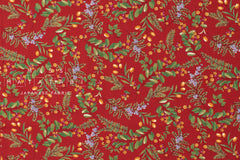 Japanese Fabric Winter Berry - red - 50cm