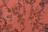 Japanese Fabric Corduroy Daisy Trail - C - 50cm