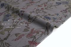 Japanese Fabric Corduroy Daisy Trail - E - 50cm