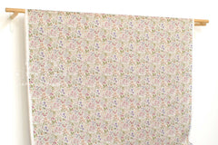 Japanese Fabric Cotton Ripple Josephine Floral - B - 50cm