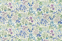 Japanese Fabric Cotton Ripple Josephine Floral - C - 50cm