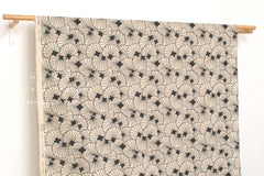 Japanese Fabric Lily Pad - black - 50cm