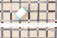 Japanese Fabric Le Bouquet Check - D - 50cm