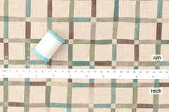 Japanese Fabric Le Bouquet Check - B - 50cm
