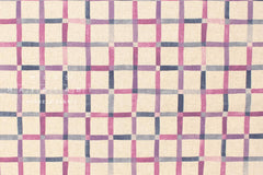 Japanese Fabric Le Bouquet Check - C - 50cm