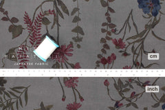 Japanese Fabric Corduroy Daisy Trail - E - 50cm