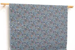 Japanese Fabric Corduroy Summer Floral - B - 50cm