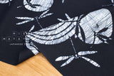 Shokunin Collection Roketsu Hand-printed Japanese Yukata Fabric - Uzumaki Tombo - dark navy - 50cm