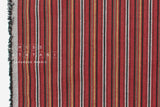 Japanese Fabric Yarn-Dyed Mikawa Momen Stripe - 10 - 50cm