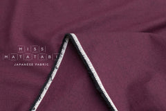 Japanese Fabric Yarn-Dyed Mikawa Momen Solids - L - 50cm