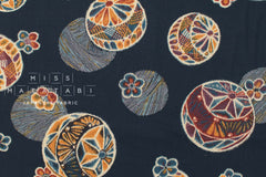Japanese Fabric Meisen Temari Monyo - F - 50cm