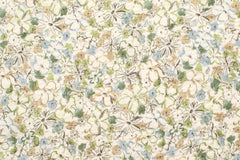 Japanese Fabric Cotton Ripple Serena Floral - D - 50cm