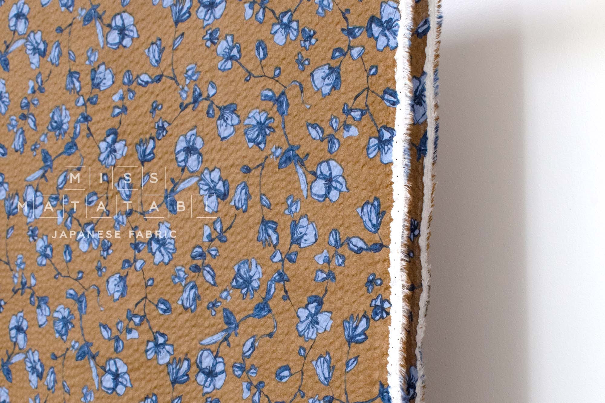 Japanese Fabric Cotton Ripple Clover Field - D - 50cm