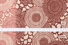 Shokunin Collection Hand-printed Chusen Japanese Yukata Fabric - kikukarasa - pink - 50cm
