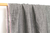 DEADSTOCK Japanese Fabric 100% Linen Stripes - 9002 - 50cm