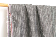 DEADSTOCK Japanese Fabric 100% Linen Stripes - 9002 - 50cm