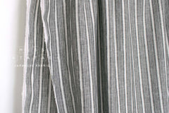 DEADSTOCK Japanese Fabric 100% Linen Stripes - 9003 - 50cm