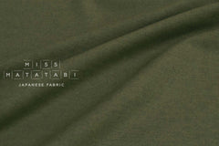 Japanese Fabric Yarn-Dyed Mikawa Momen Solids - C - 50cm