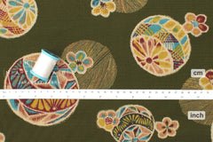 Japanese Fabric Meisen Temari Monyo - H - 50cm